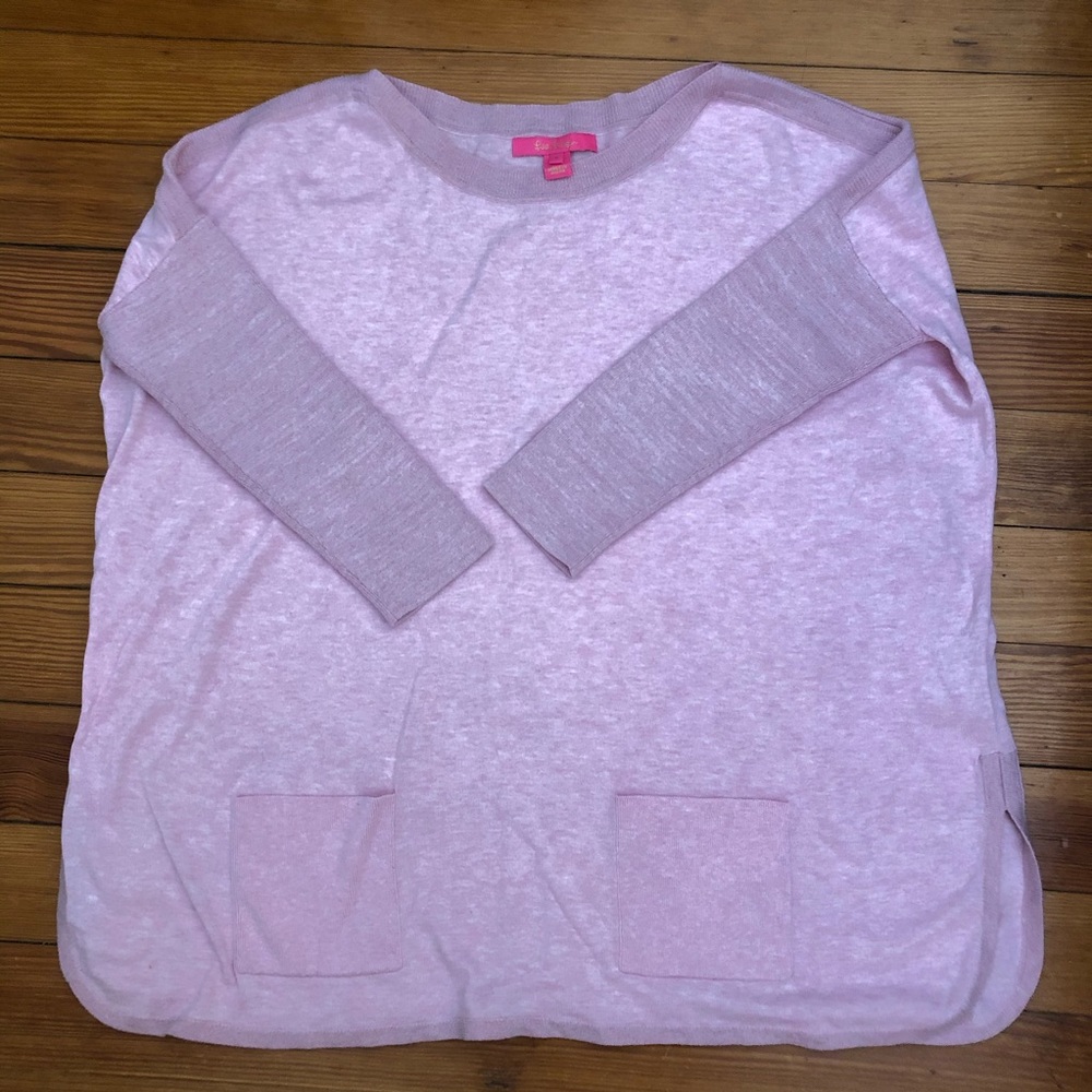 Lilly Pulitzer Pink Crew Neck Sweater